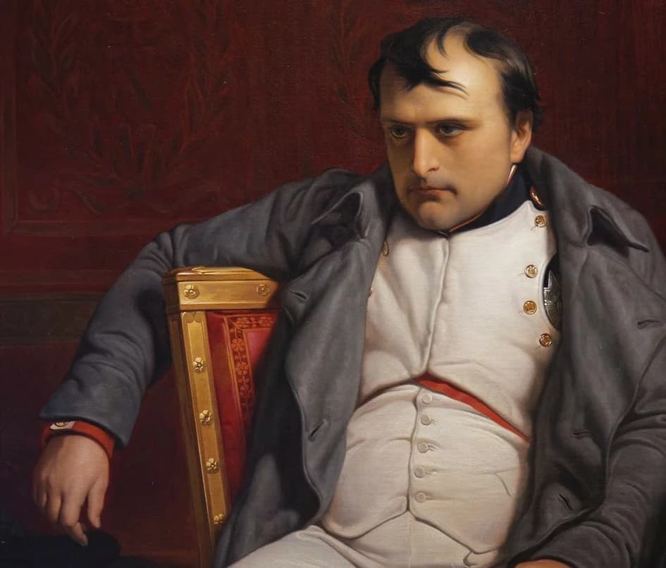 Napoleon Bonaparte thinking