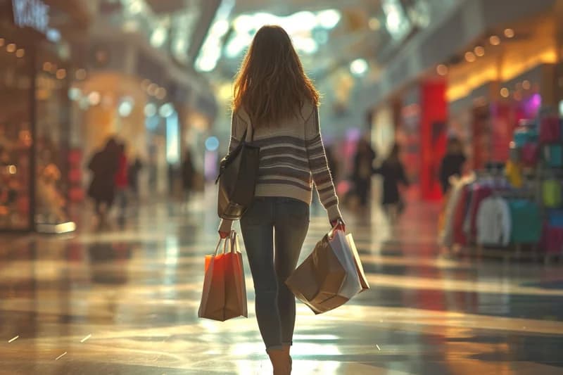 Person shopping online, symbolizing personalized shopping experience