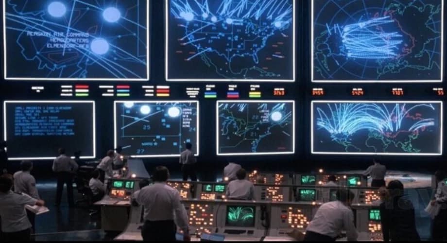 Photo from wargames movie representing the process of self-learning of algorithms