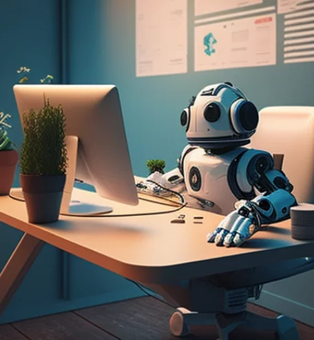 Image of AI agent, similar to real person